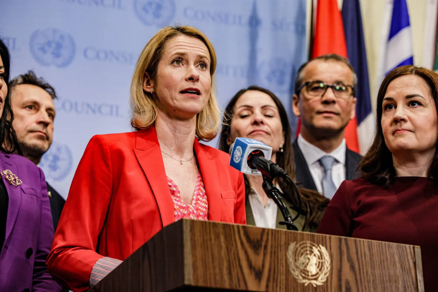 مسؤولة السياسة الخارجية بالاتحاد الأوروبي كايا كالاس (د.ب.أ)