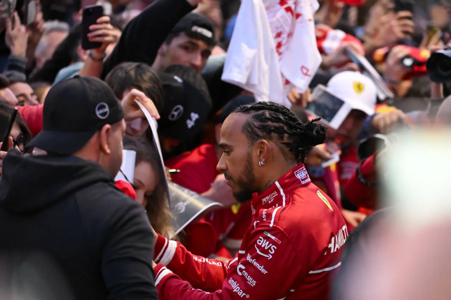 لويس هاميلتون (أ.ف.ب)