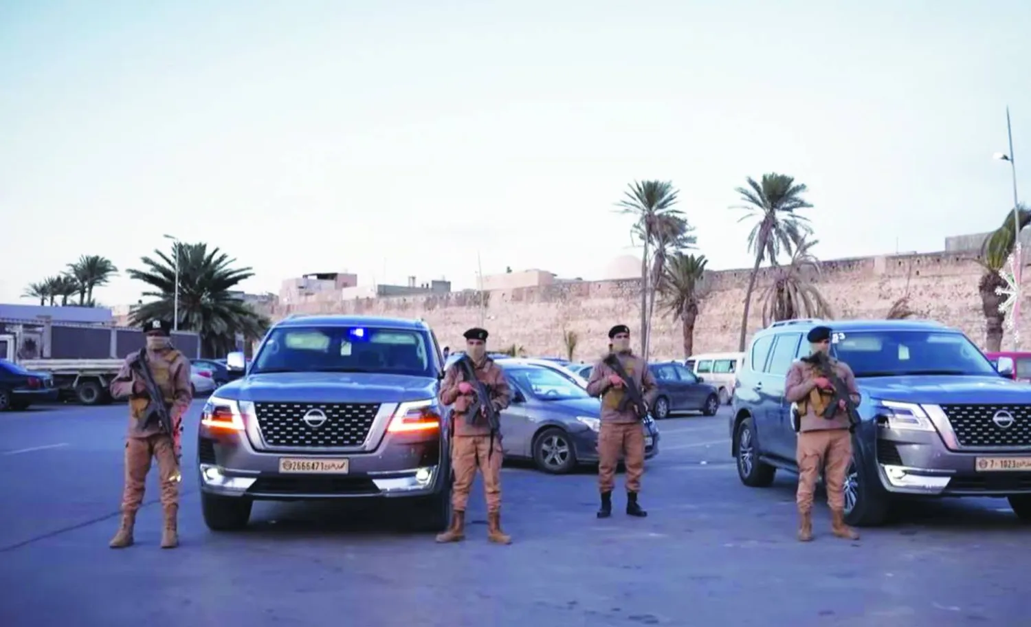 عناصر من قوة الردع بطرابلس غرب ليبيا (قوة الردع)