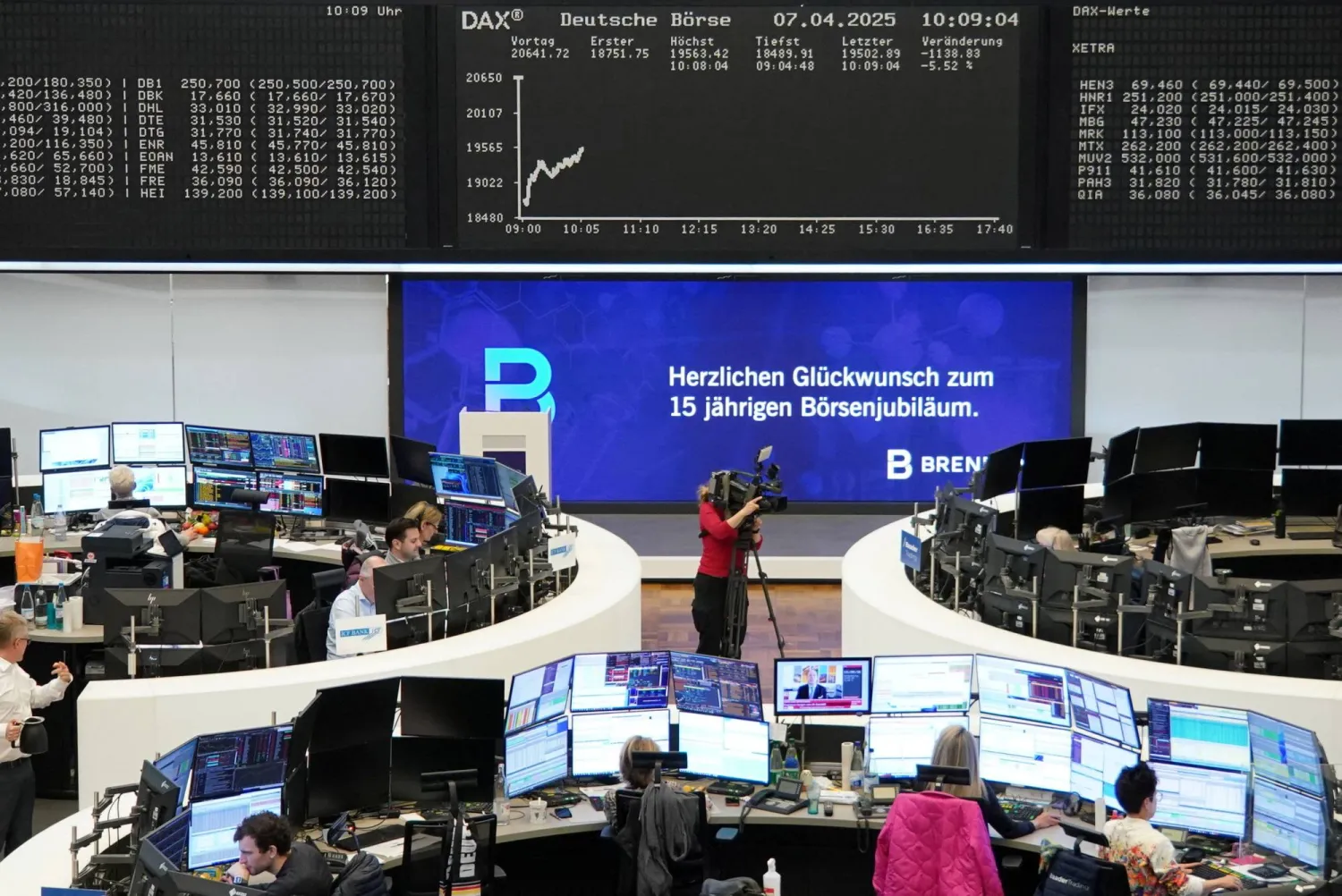 البورصات الأوروبية تستعد لبدء المداولات الاثنين على تراجع حاد (رويترز)