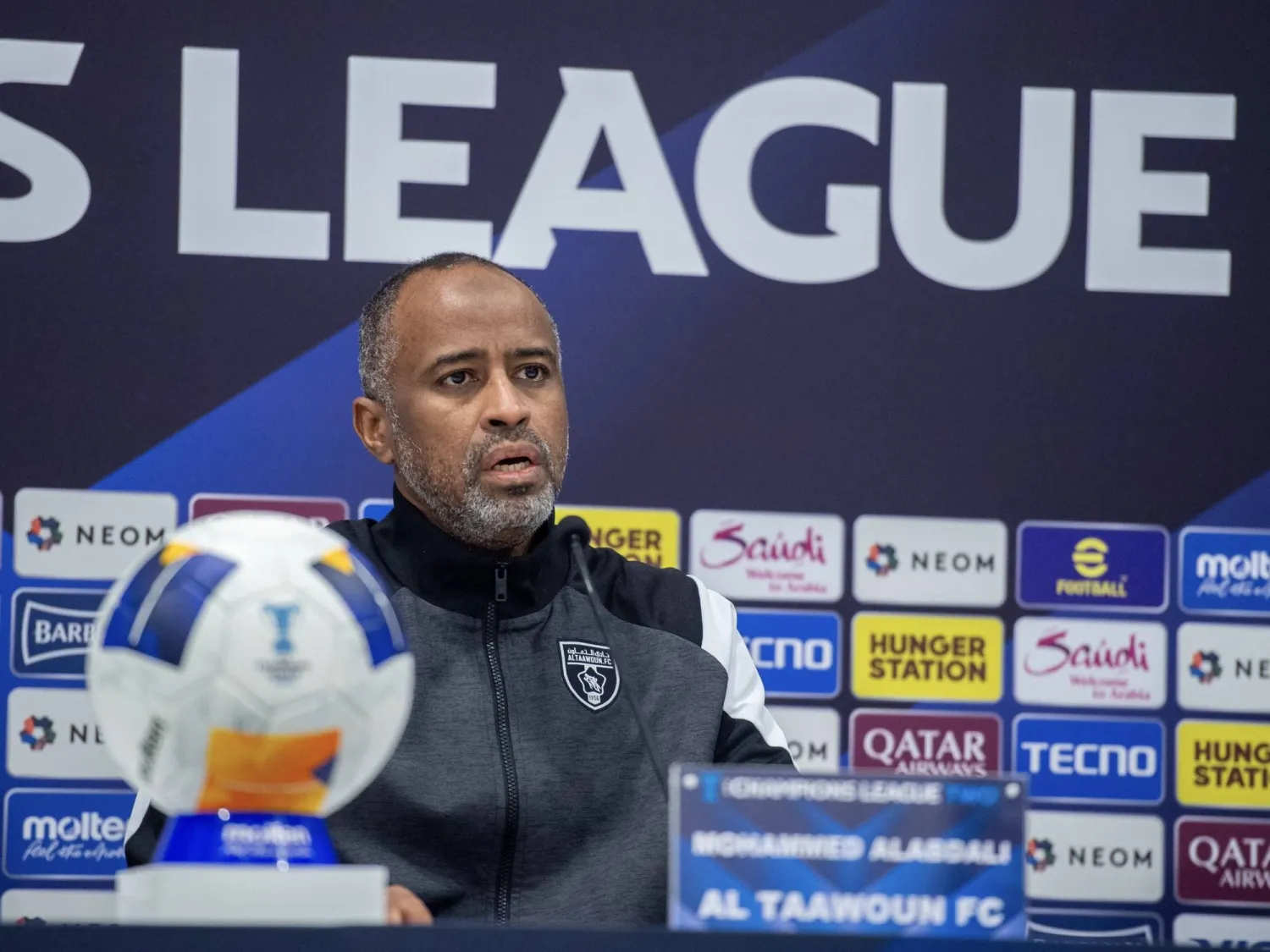 محمد العبدلي في المؤتمر الصحافي (نادي التعاون)