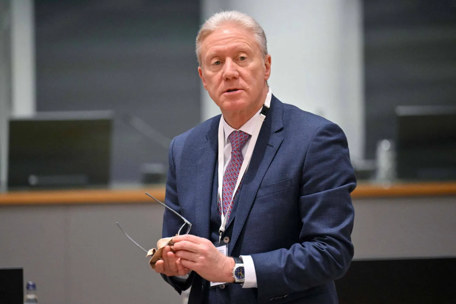 وزير الخارجية والمغتربين اللبناني يوسف رجي (أ.ف.ب)