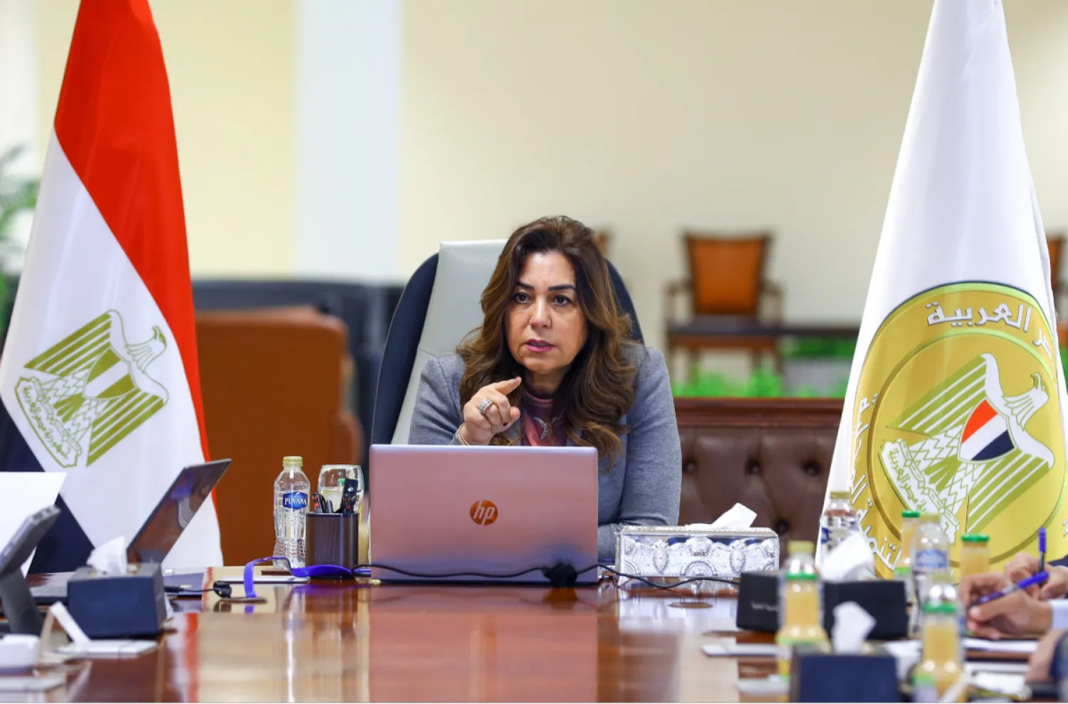 وزيرة التنمية المحلية المصرية منال عوض (الوزارة)