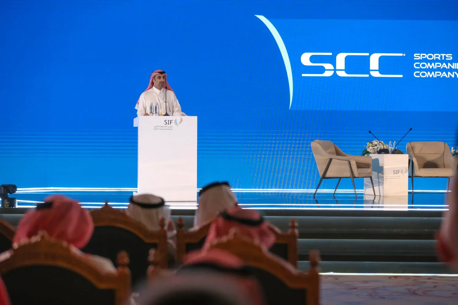 محمد المحمدي لدى إعلانه إطلاق الشركة (الشرق الأوسط)