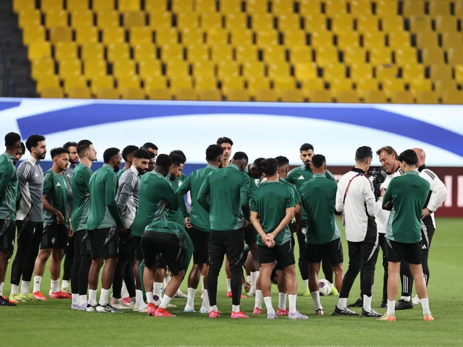 الأخضر يتطلع لوضع بصمته في أول مشاركاته بالبطولة (تصوير: سعد العنزي)