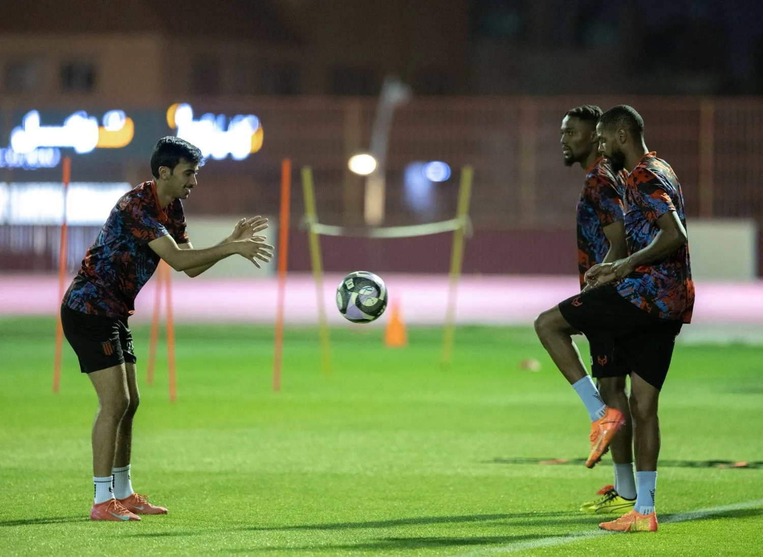 من استعدادات الرياض للمباراة (نادي الرياض)