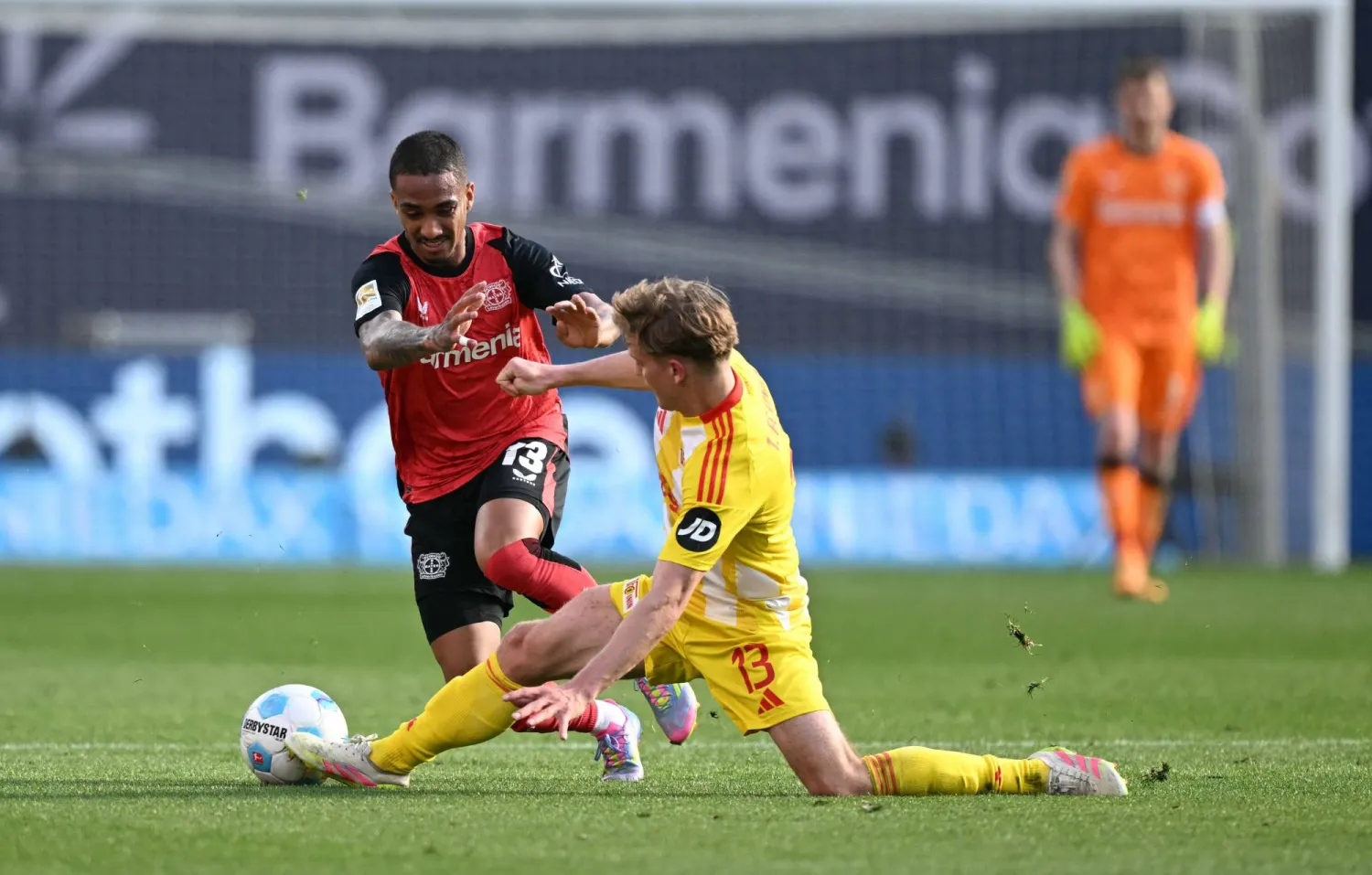 التعادل حسم مواجهة باير ليفركوزن ويونيون برلين (أ.ف.ب)