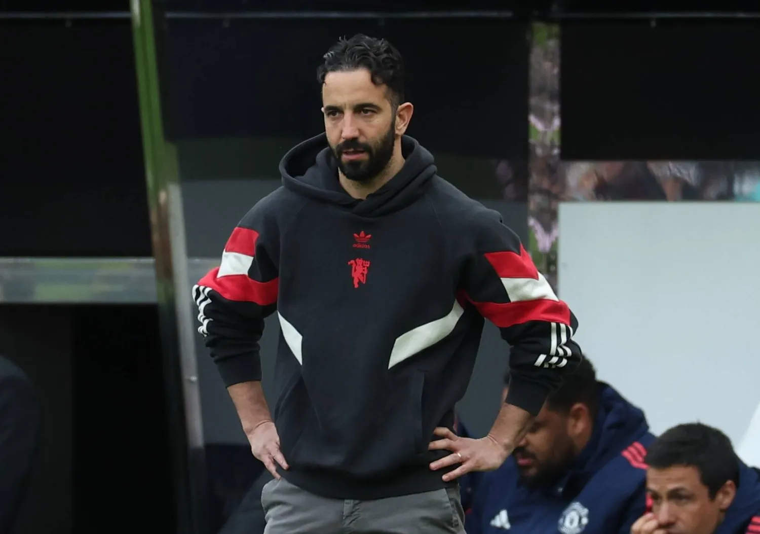 روبن أموريم مدرب مانشستر يونايتد (إ.ب.أ)