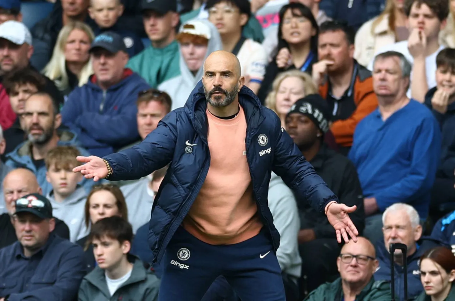 إنزو ماريسكا المدير الفني لفريق تشيلسي (رويترز)