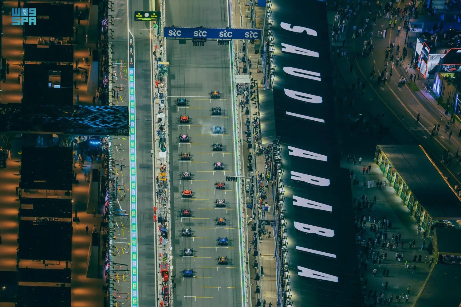 حلبة جدة نالت إعجاب الكثير من السائقين (واس)
