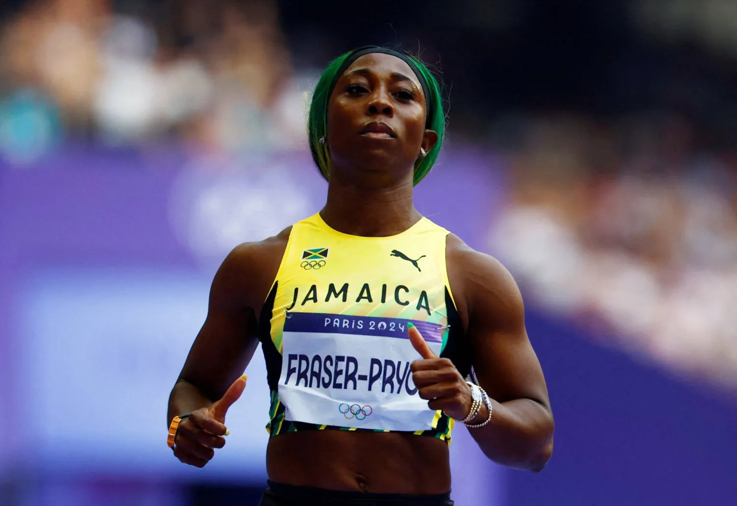 برايس خلال السباق (رويترز)