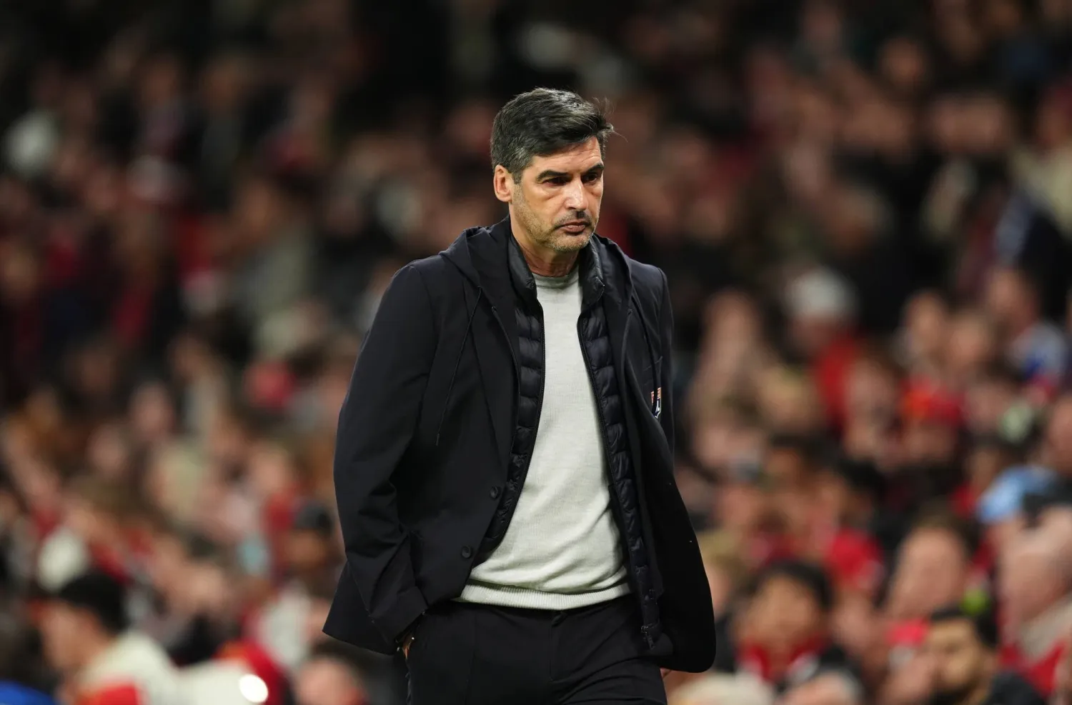 باولو فونسيكا المدير الفني لفريق أولمبيك ليون الفرنسي (د.ب.أ)