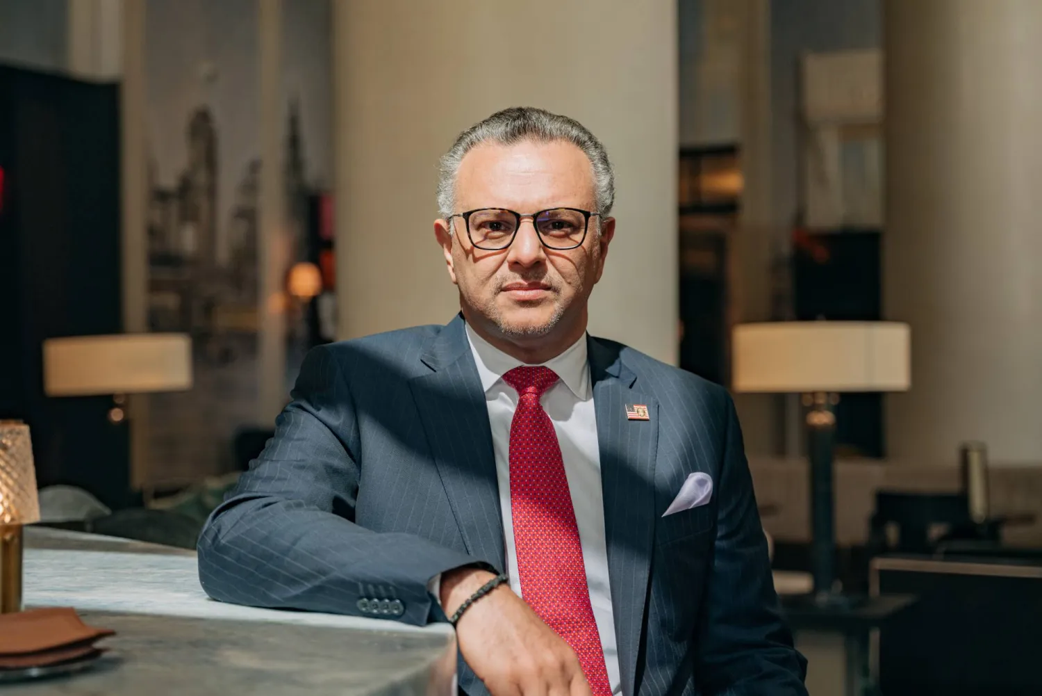 المستشار الخاص للرئيس الأميركي للشؤون الأفريقية مسعد بولس (غيتي)