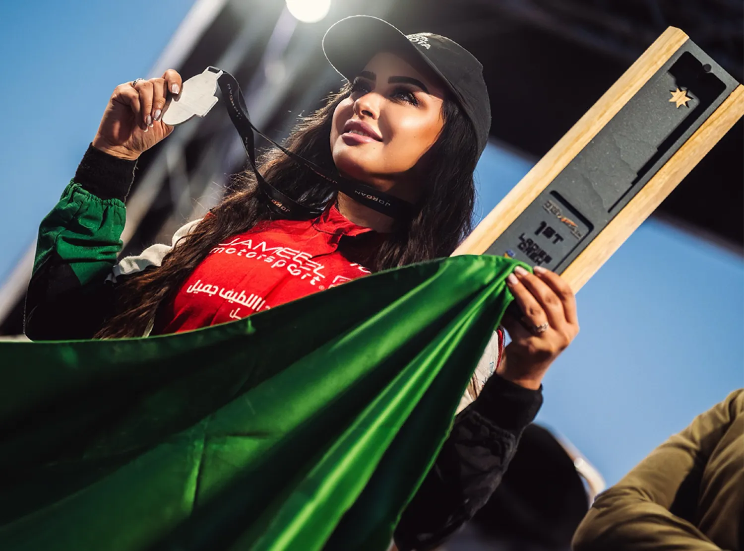 الحملي خلال التتويج (الشرق الأوسط)