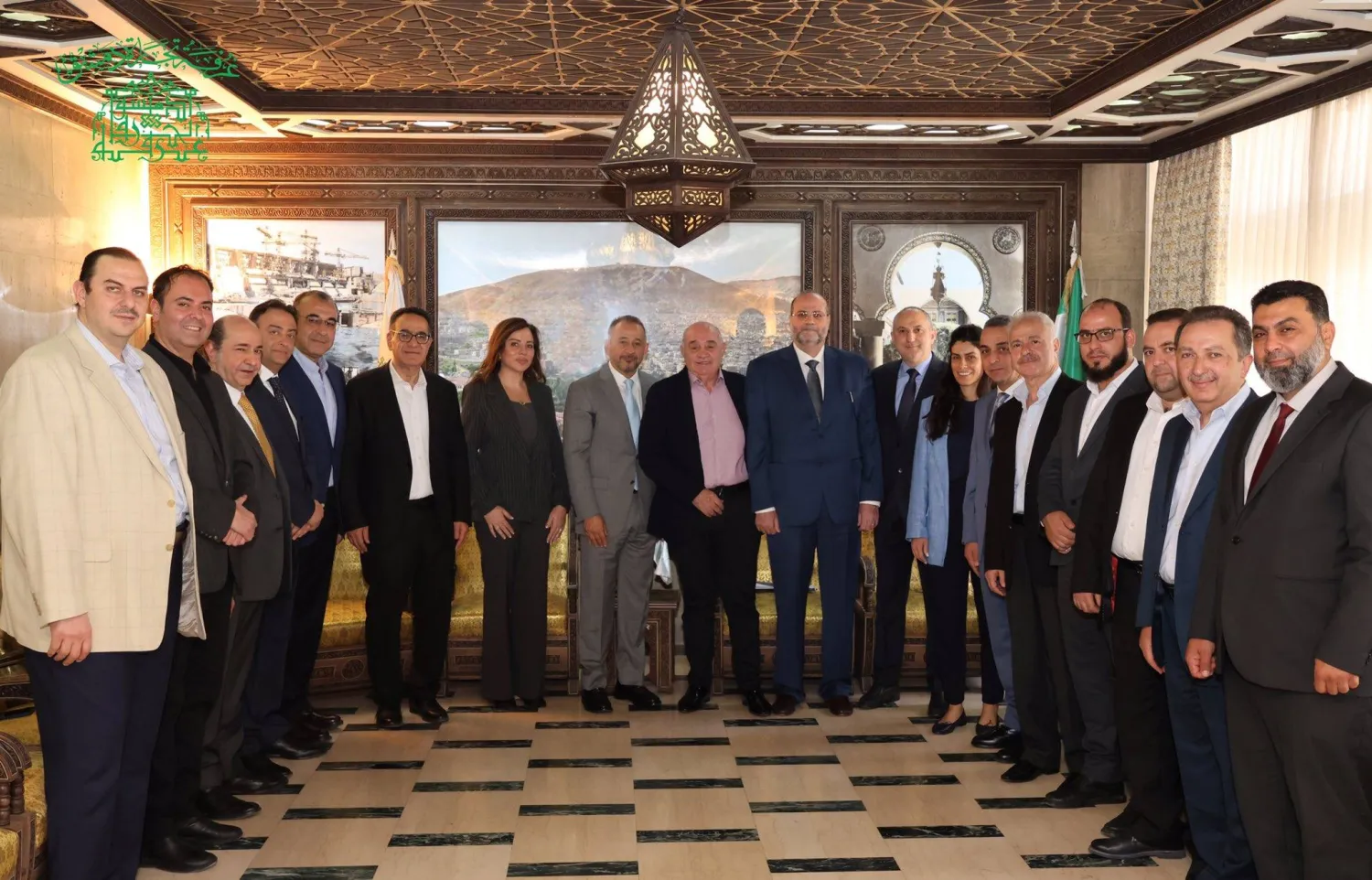 أعضاء غرفة تجارة دمشق (الشرق الأوسط)