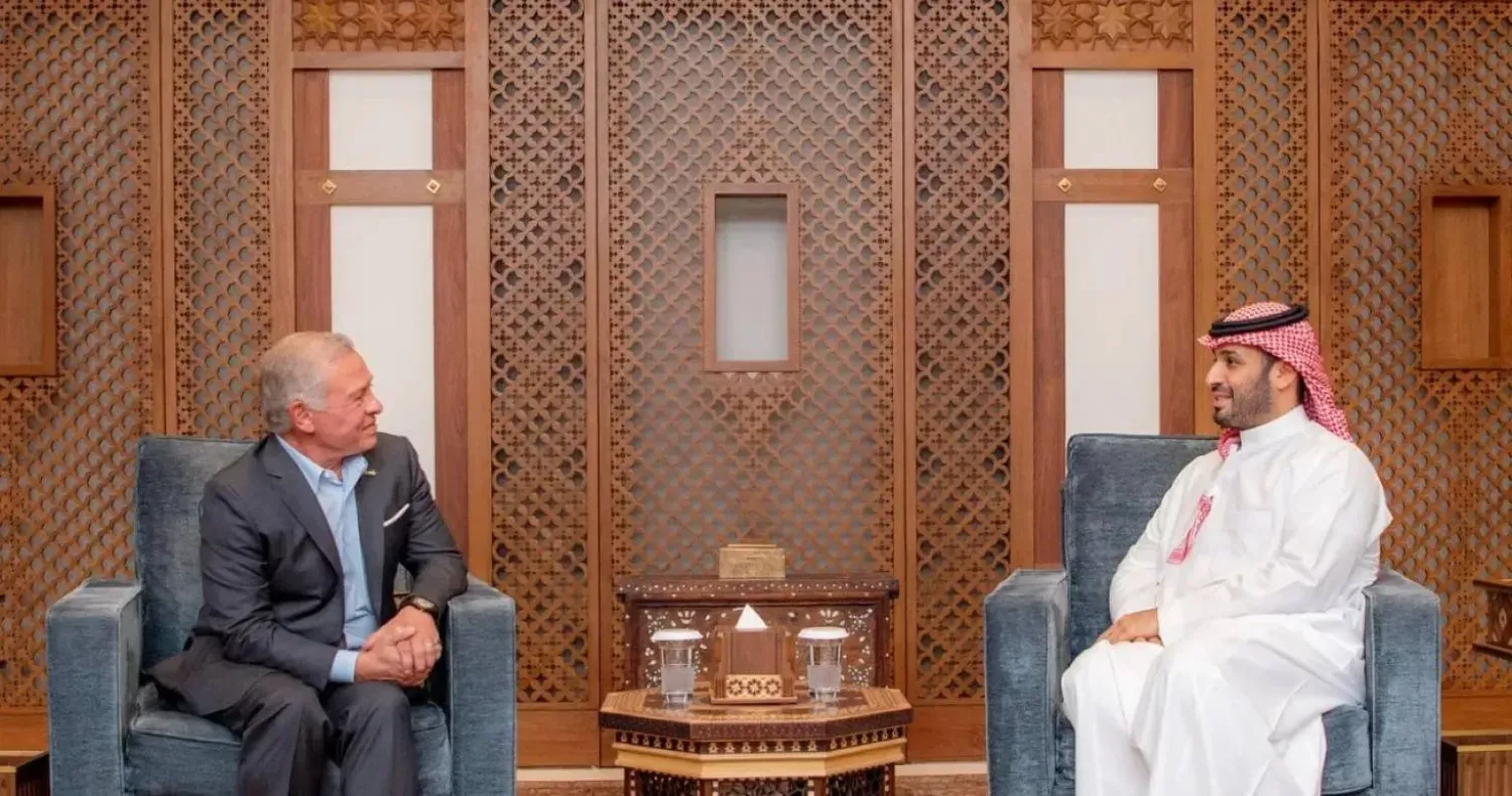 Suudi Veliaht Prensi Prens Muhammed bin Salman, Ürdün Kralı Abdullah bin El Hüseyin'i Cidde'de kabul etti (SPA)
