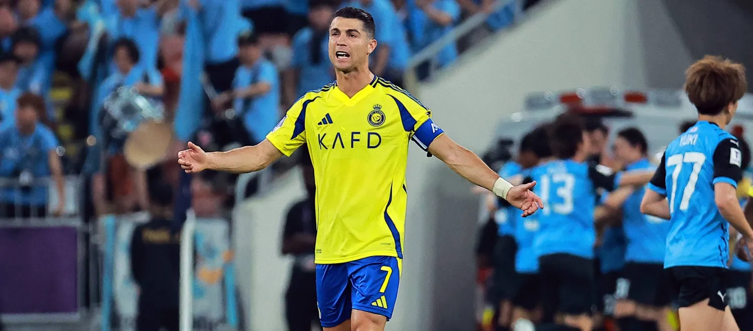 رونالدو احتجب في الليلة الكبيرة (رويترز)