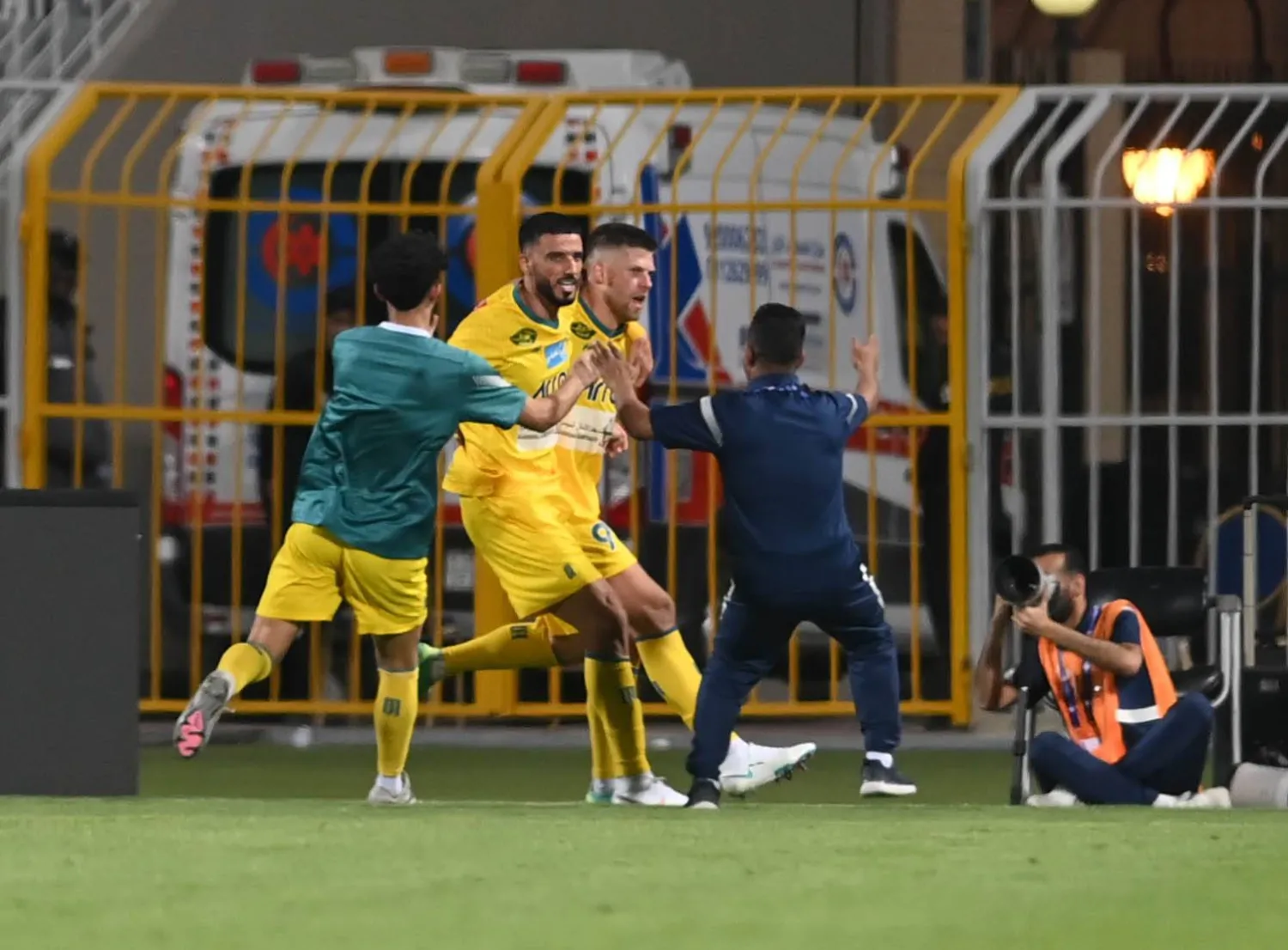 السومة تألق بهاتريك جديد في الدوري السعودي (تصوير: بشير صالح)