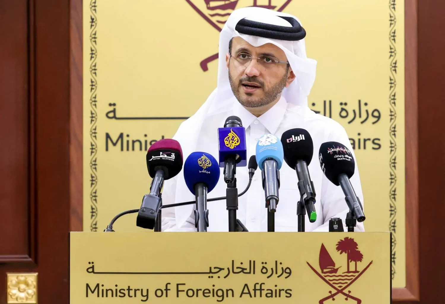 المتحدث باسم وزارة الخارجية القطرية ماجد الأنصاري (الخارجية القطرية)