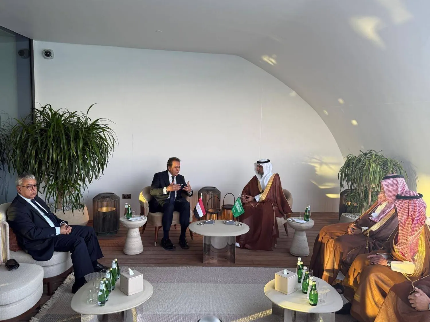 وزير الصحة المصري يبحث مع نظيره السعودي مستجدات التعاون بين البلدين (مجلس الوزراء المصري)