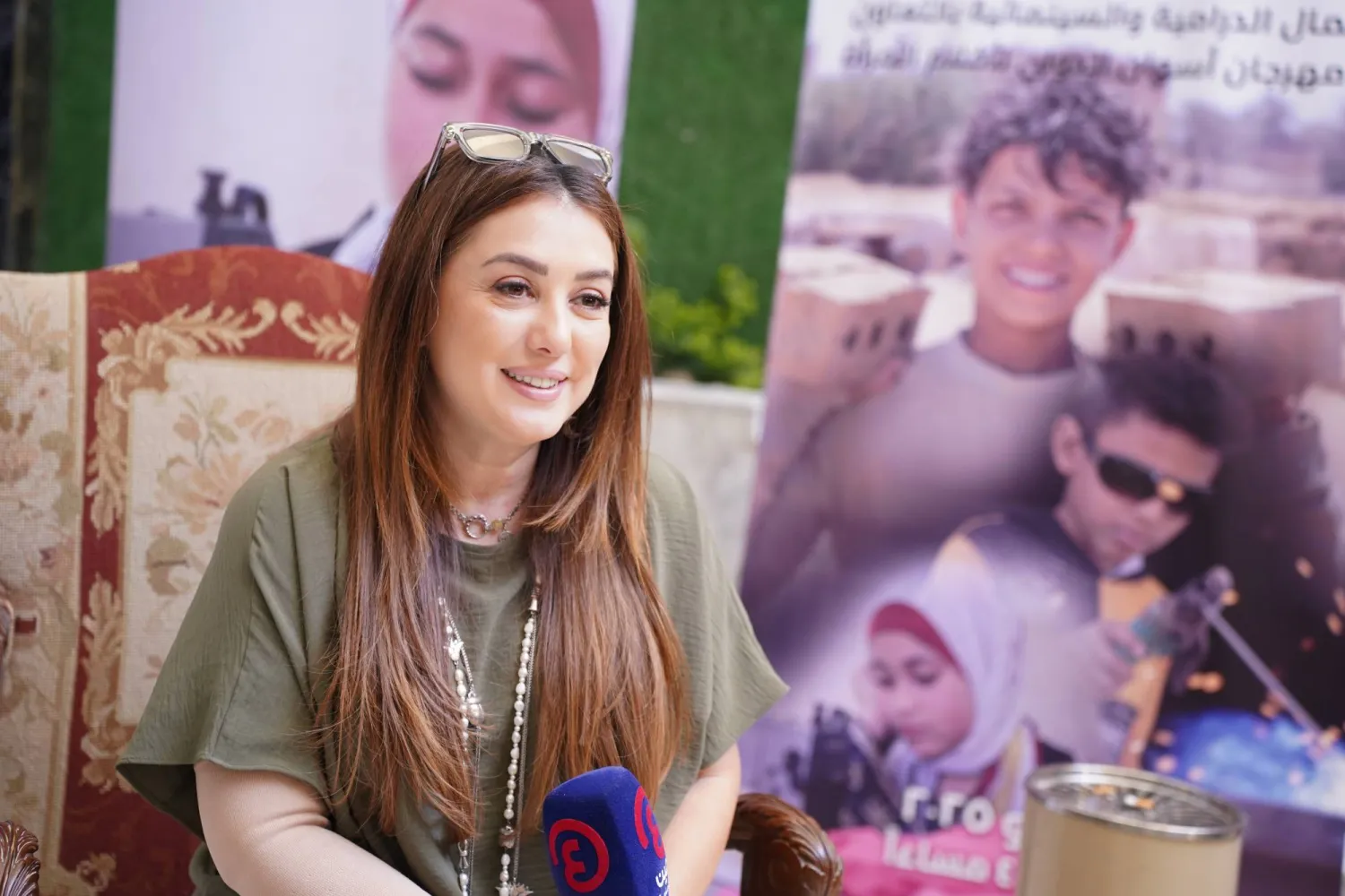 الفنانة السورية كندة علوش (إدارة المهرجان)