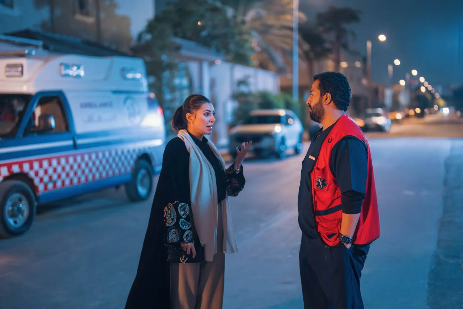 جانب من كواليس تصوير الفيلم (الشرق الأوسط)