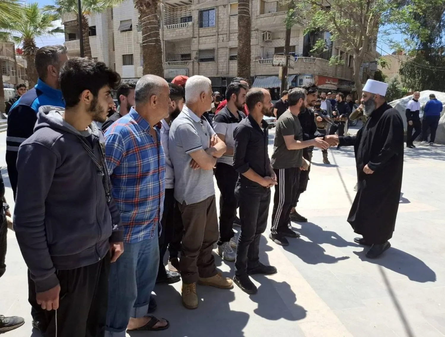 إطلاق سراح موقوفين على خلفية أحداث بلدتي صحنايا وأشرفية صحنايا بمحافظة ريف دمشق (سانا)