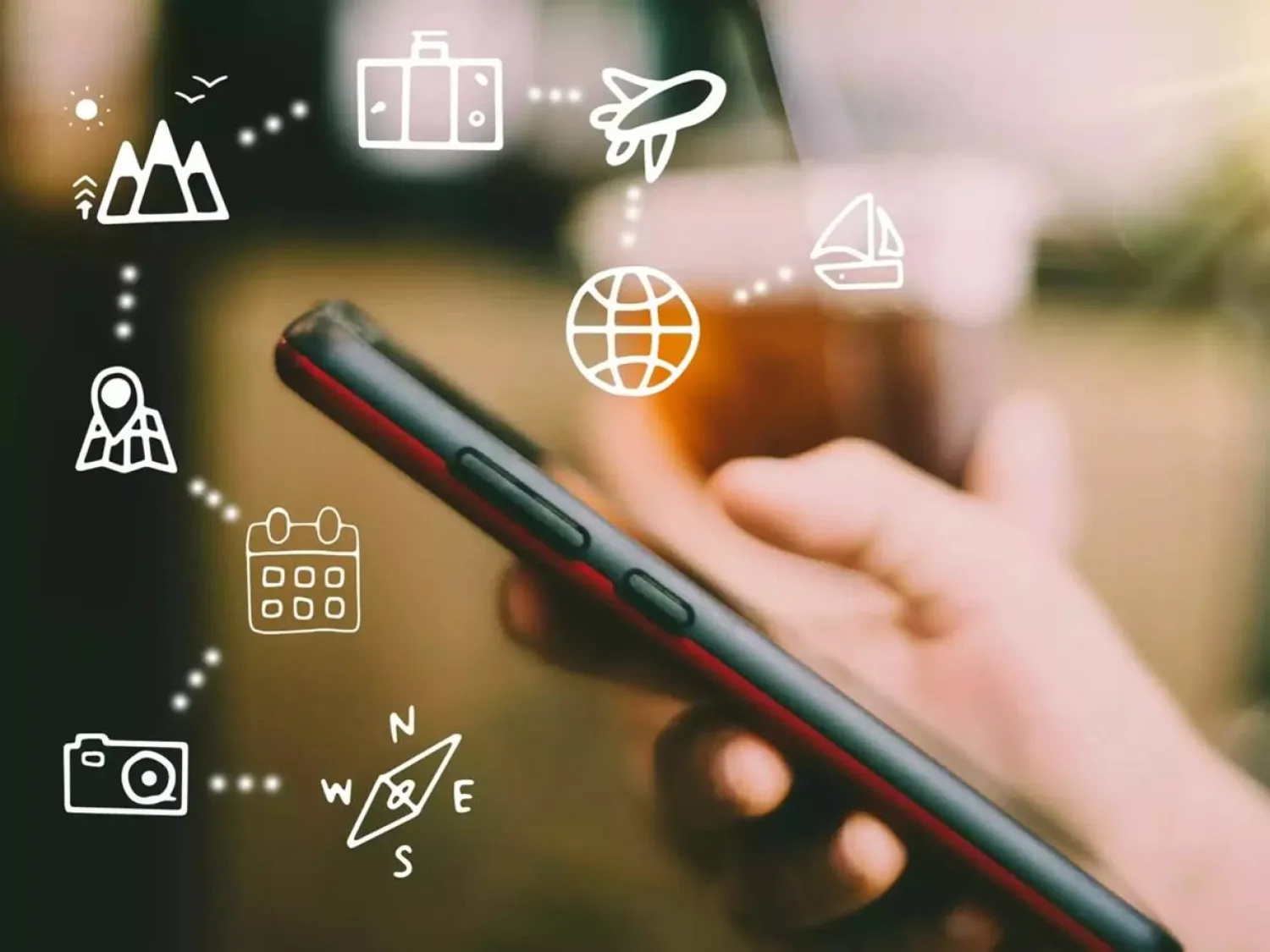 استخدم التطبيقات المختلفة للاستمتاع برحلتك المقبلة