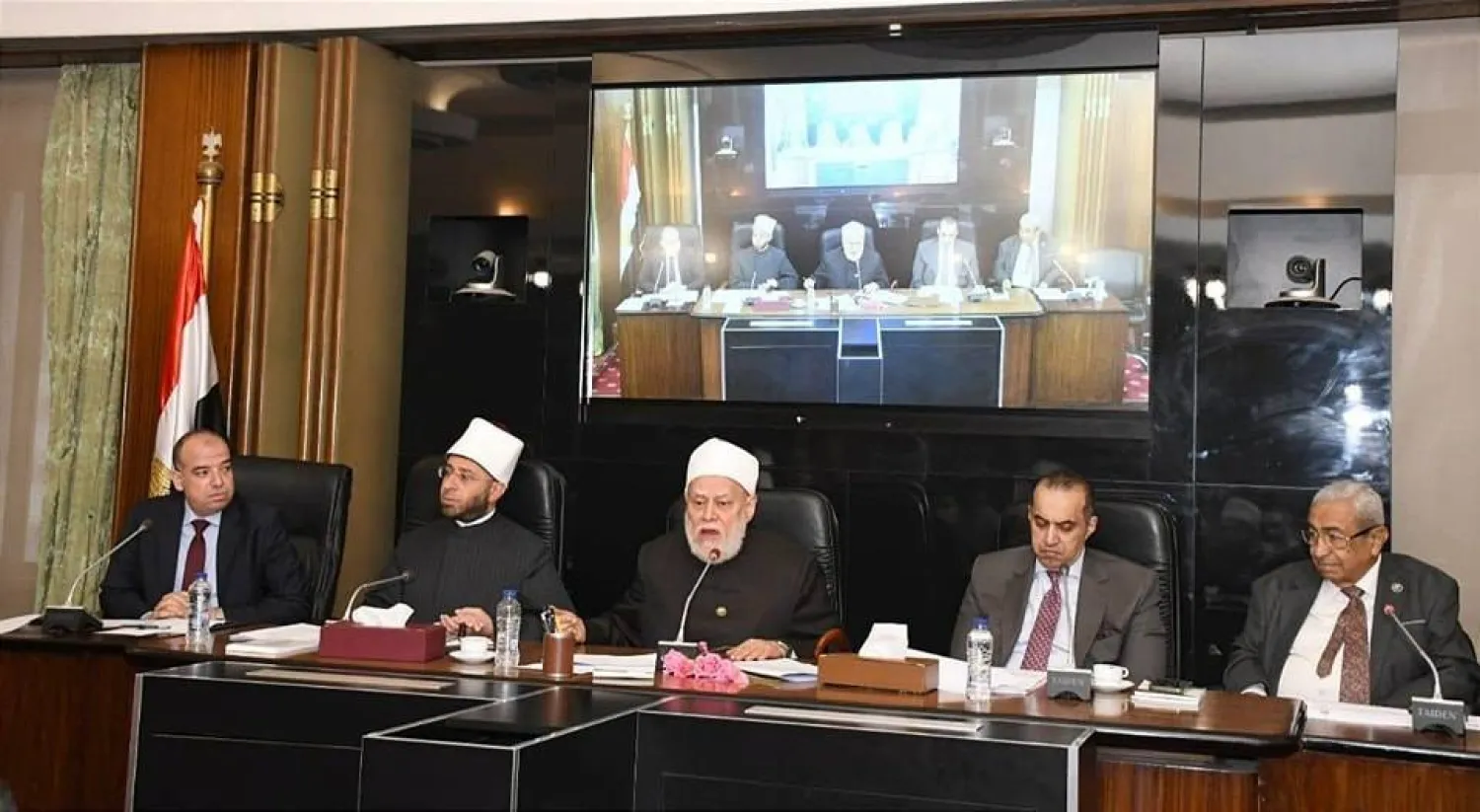 وزير الأوقاف المصري يشهد مناقشة مشروع قانون تنظيم الإفتاء أمام لجنة الشئون الدينية بمجلس النواب (دار الإفتاء)