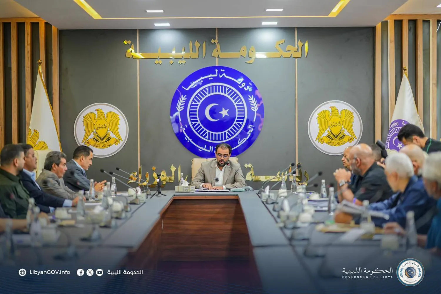 حماد يترأس اجتماعاً أمنياً موسعاً في بنغازي (الحكومة المكلفة من مجلس النواب)