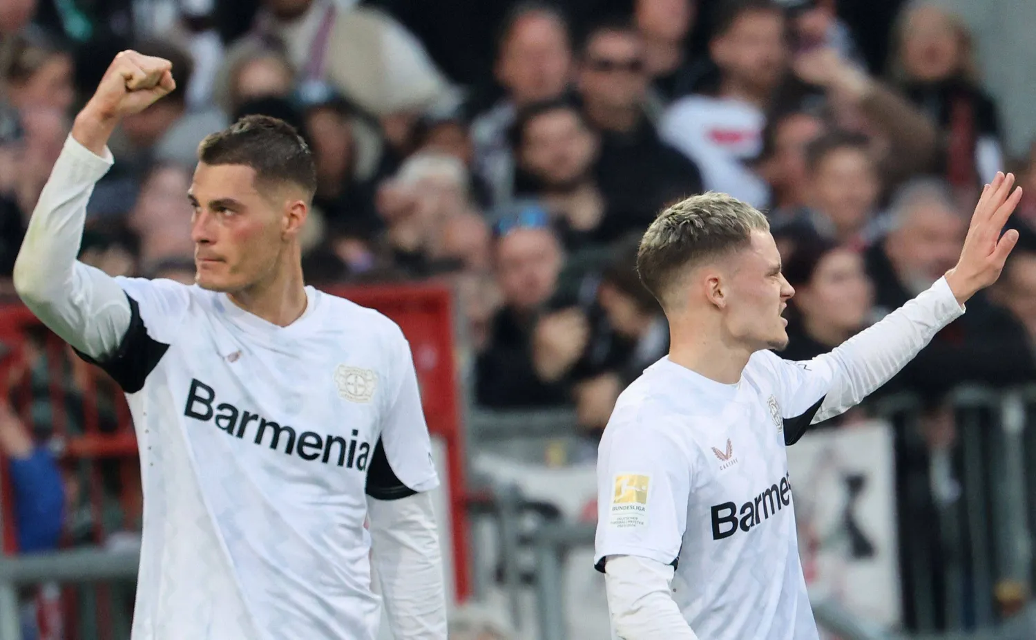 نادي بايرن ميونيخ يهدف للتعاقد مع لاعب ثالث من باير ليفركوزن (أ.ف.ب)