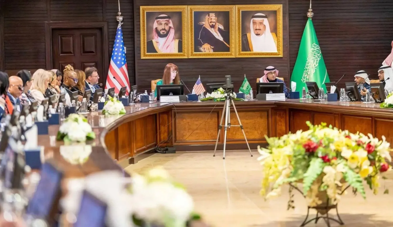 ملتقى الأعمال السعودي الأميركي الذي عقد في اتحاد الغرف السعودية العام الماضي (الشرق الأوسط)