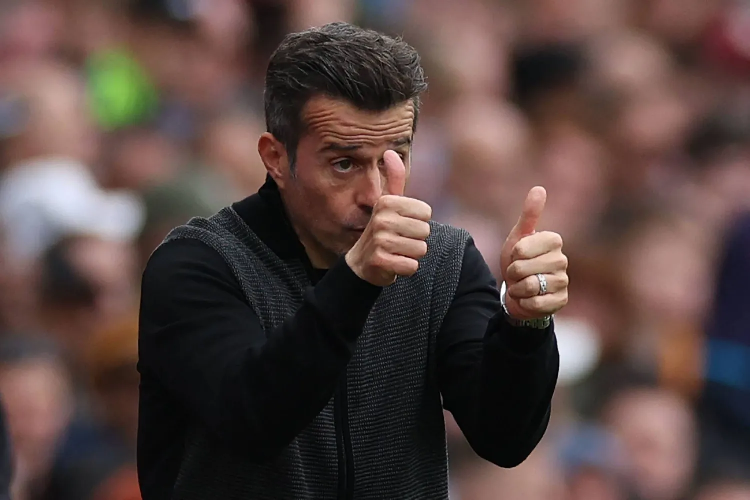 ماركو سيلفا أبدى رغبته البقاء مع فولهام وسط اهتمام هلالي (أ.ف.ب)