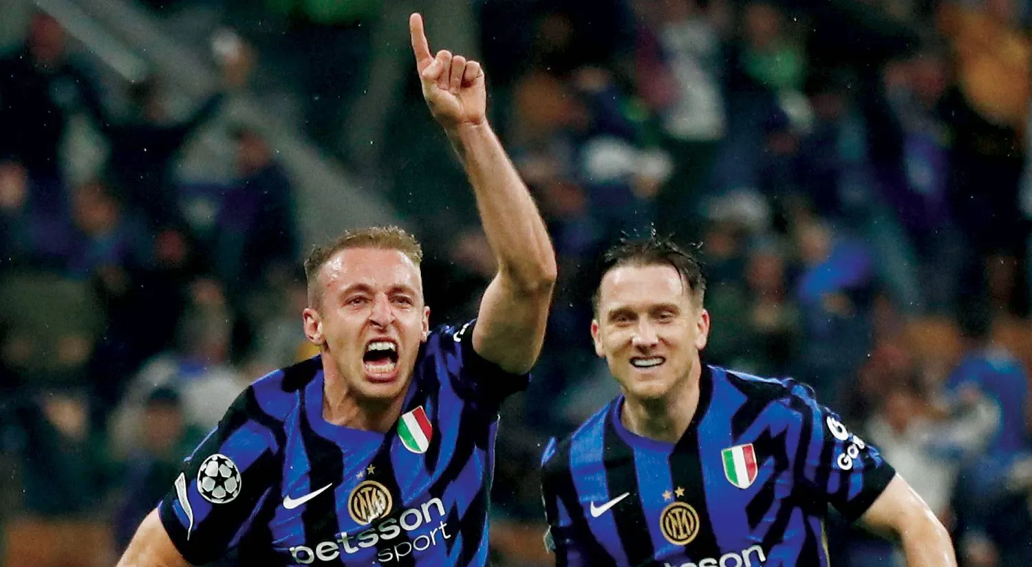 البديل فراتيزي بطل الإنتر في موقعة برشلونة مرشح للعب أساسيا أمام تورينو (رويترز)