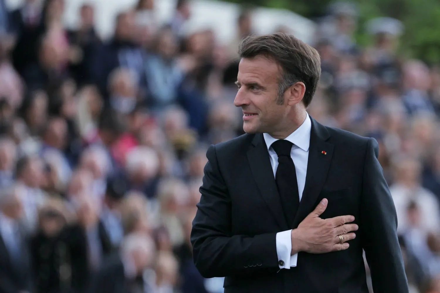 الرئيس الفرنسي إيمانويل ماكرون (رويترز)