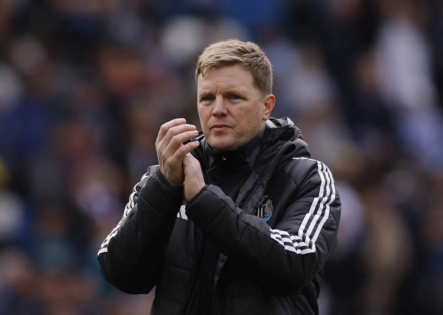 إيدي هاو المدير الفني لفريق نيوكاسل (رويترز)