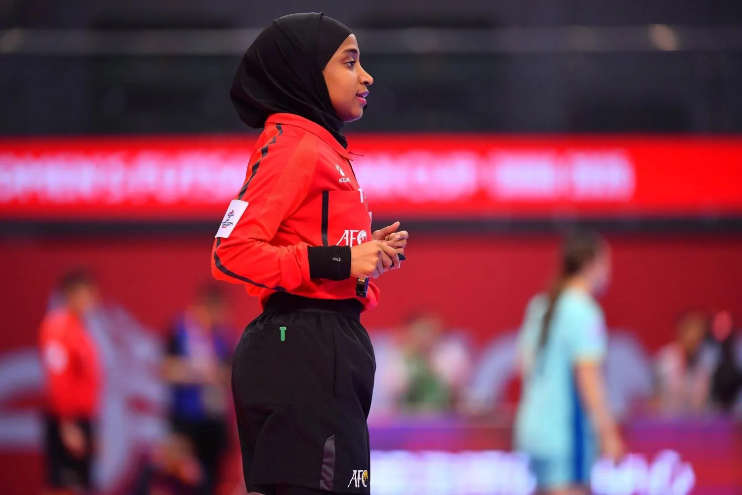 البيشي حصلت على الشارة الدولية في التحكيم عام 2024 (الشرق الأوسط)