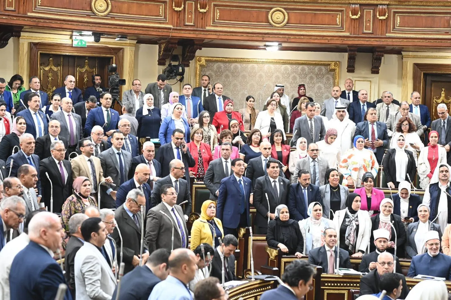 مجلس النواب المصري خلال الموافقة على مشروع «قانون الفتوى» (مجلس النواب)