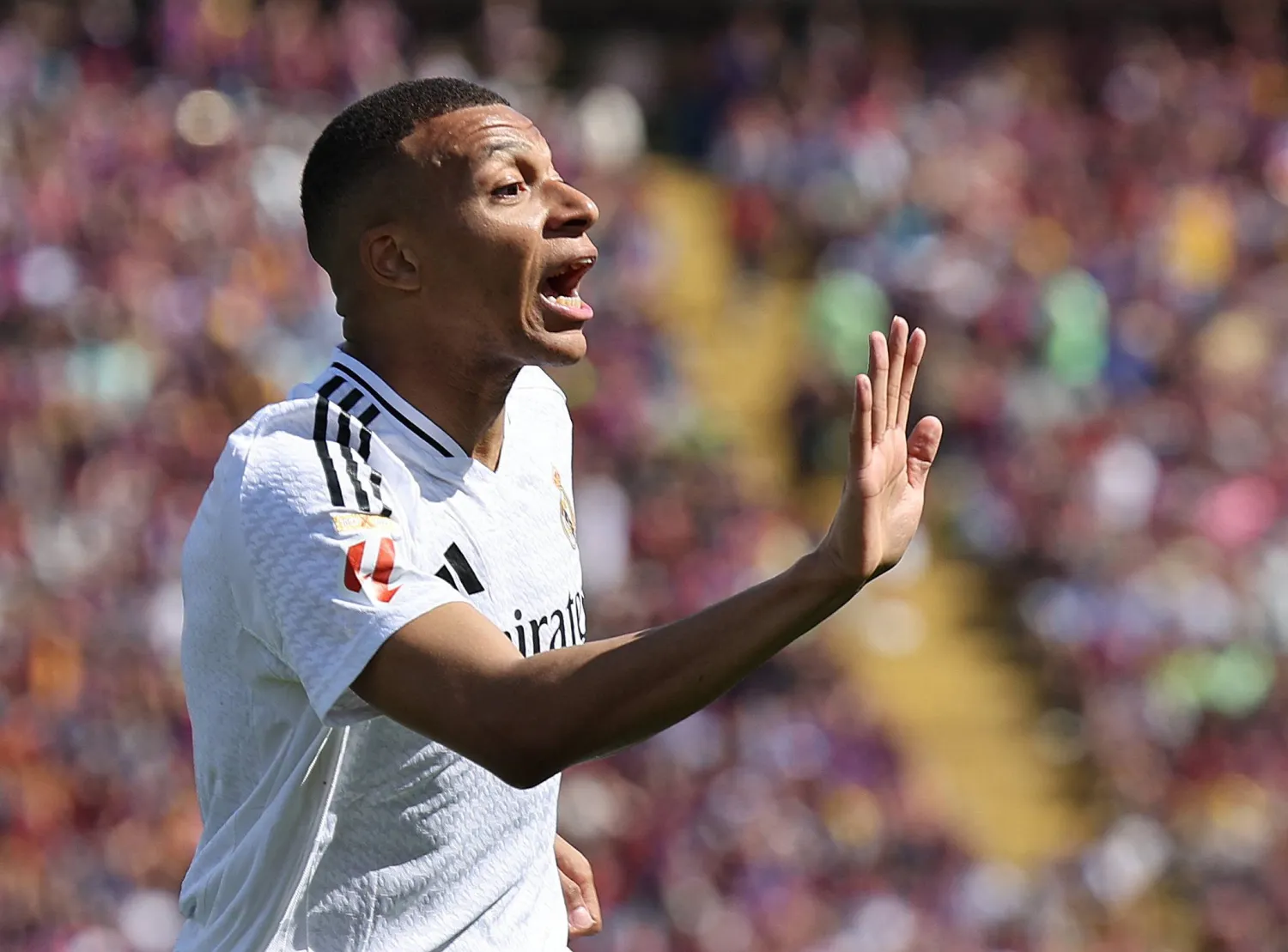 النجم الفرنسي الدولي كيليان مبابي (رويترز)