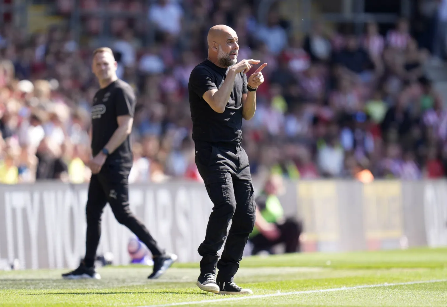 بيب غوارديولا مدرب مانشستر سيتي (د.ب.أ)