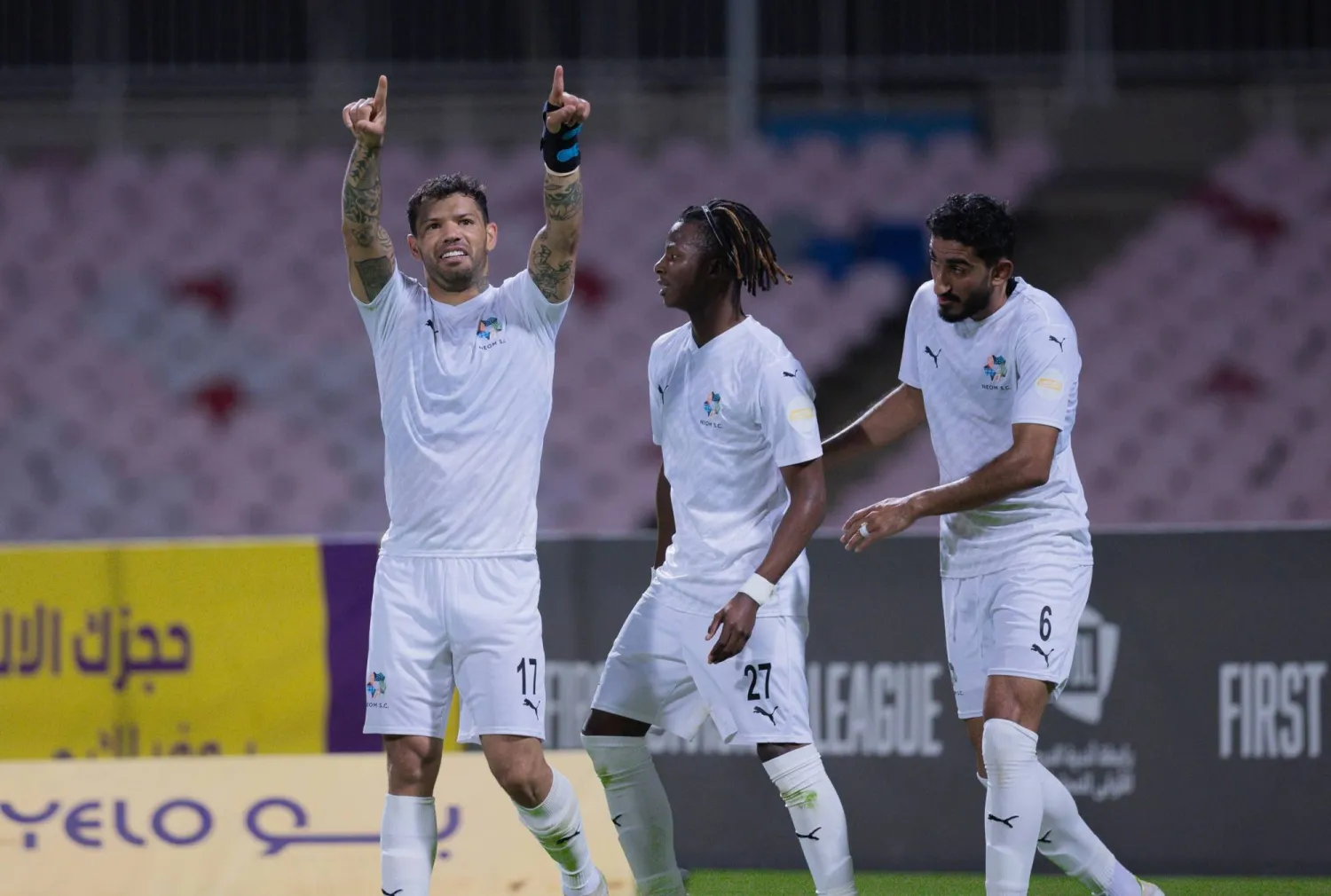 نيوم صعد إلى مصاف الدوري السعودي للمحترفين لأول مرة في تاريخه (نادي نيوم)