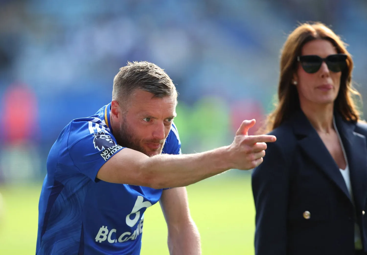 جيمي فاردي نجم ليستر سيتي (رويترز)