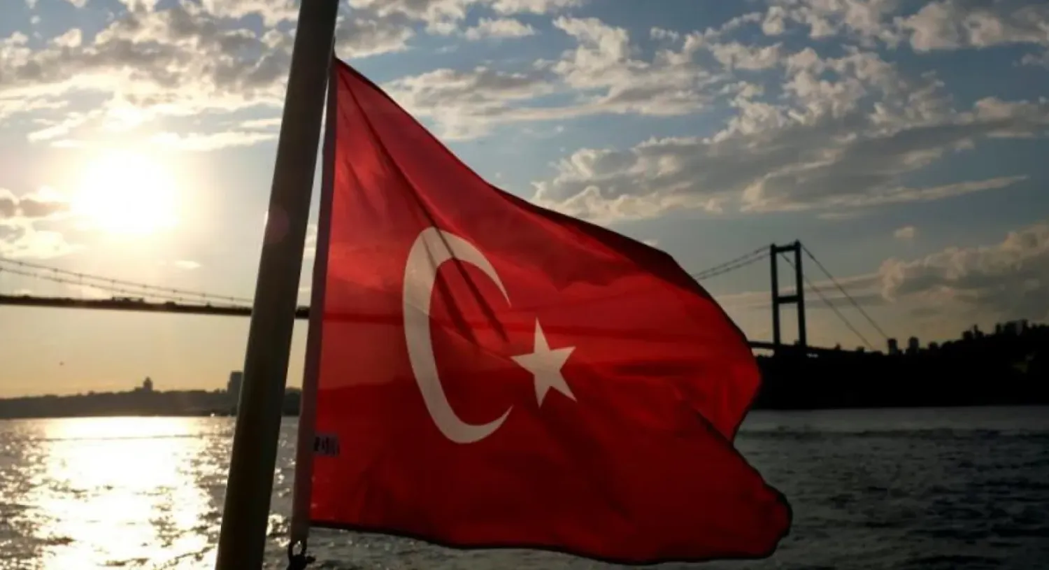 A Turkish flag with the Bosphorus Bridge in the background, flies on a passenger ferry in Istanbul, A Turkish flag with the Bosphorus Bridge in the background, flies on a passenger ferry in Istanbul, September 30, 2020. (Reuters)September 30, 2020. (Reuters)

