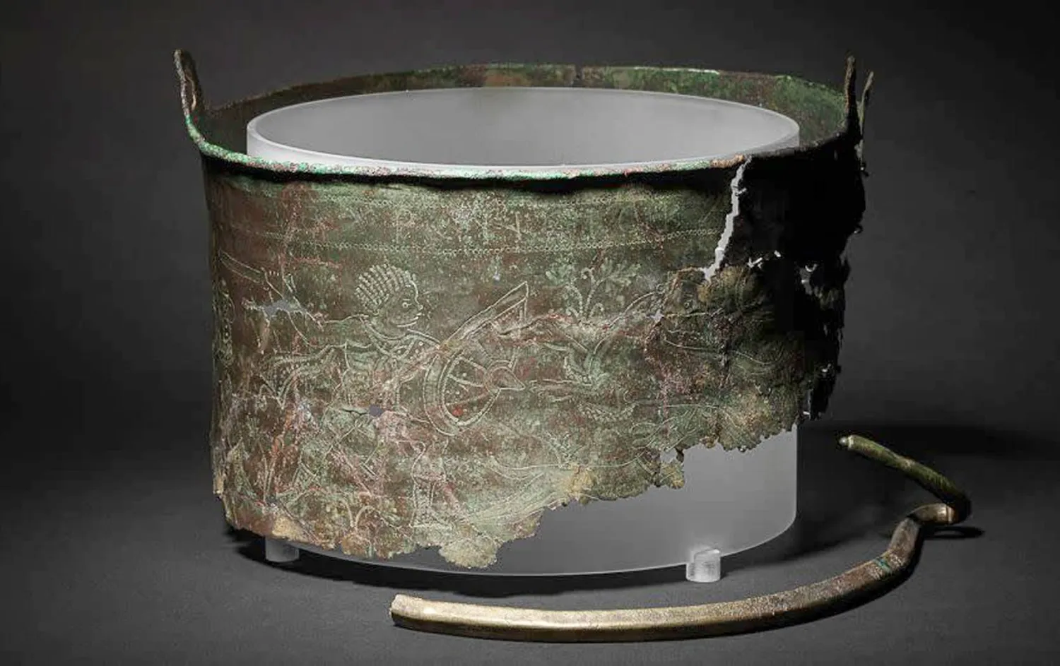 بقايا «دلو بيزنطي» تعود للقرن السادس (ناشونال ترست)