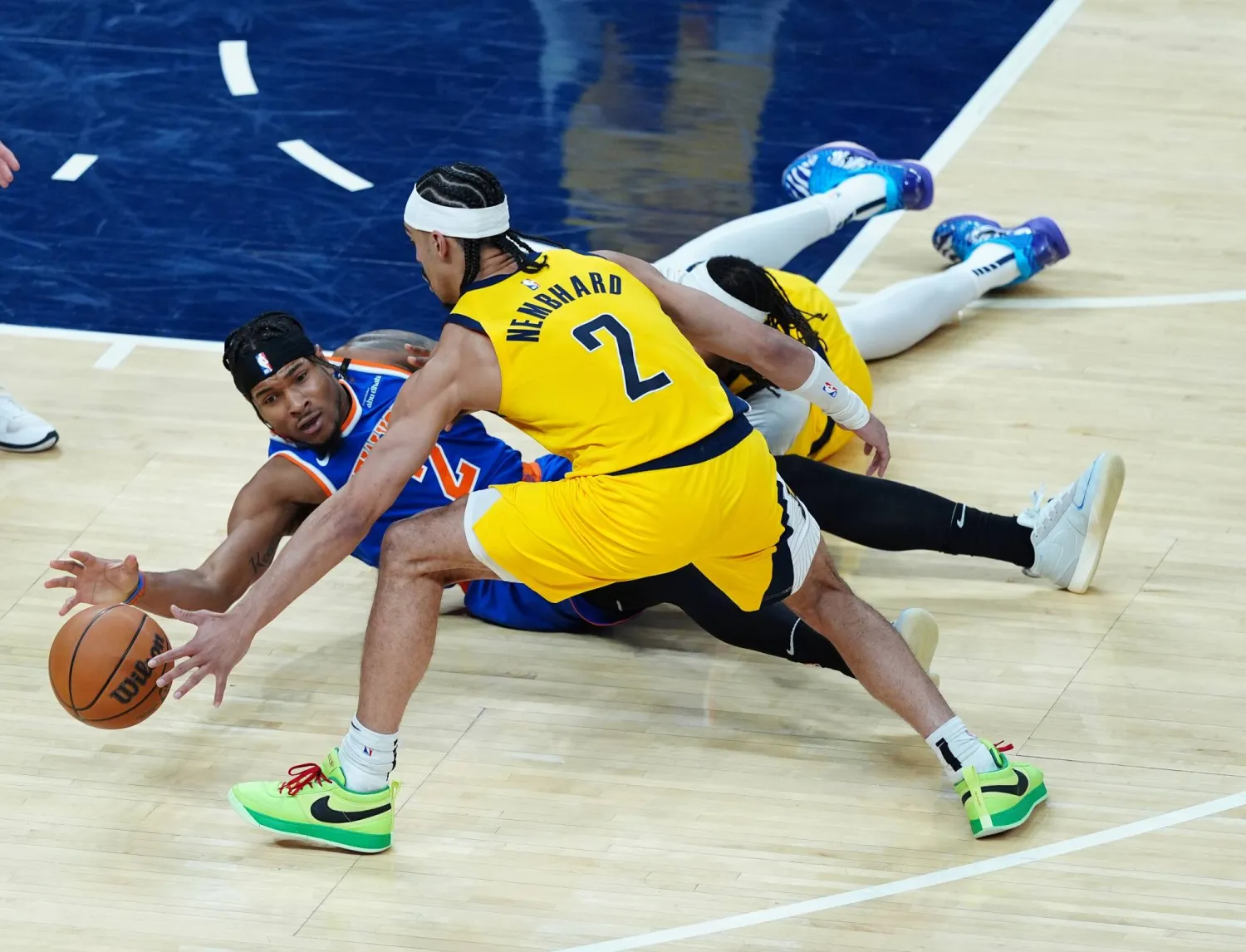 تألّق تاونز بشكل لافت بتسجيله 24 نقطة بينها 20 في أداء مذهل (إ.ب.أ)