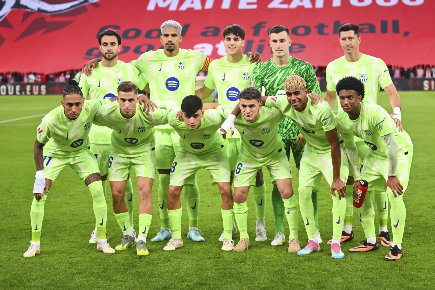 برشلونة يسعى إلى تعزيز خطه الهجومي (أ.ب)