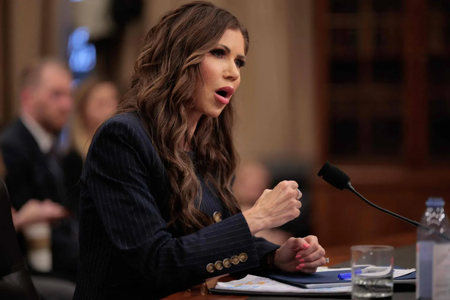 وزيرة الأمن الداخلي الأميركية كريستي نويم (أ.ف.ب)