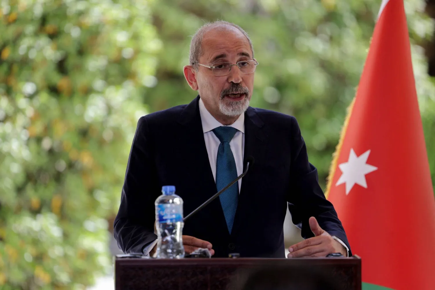 وزير الخارجية الأردني أيمن الصفدي (رويترز)