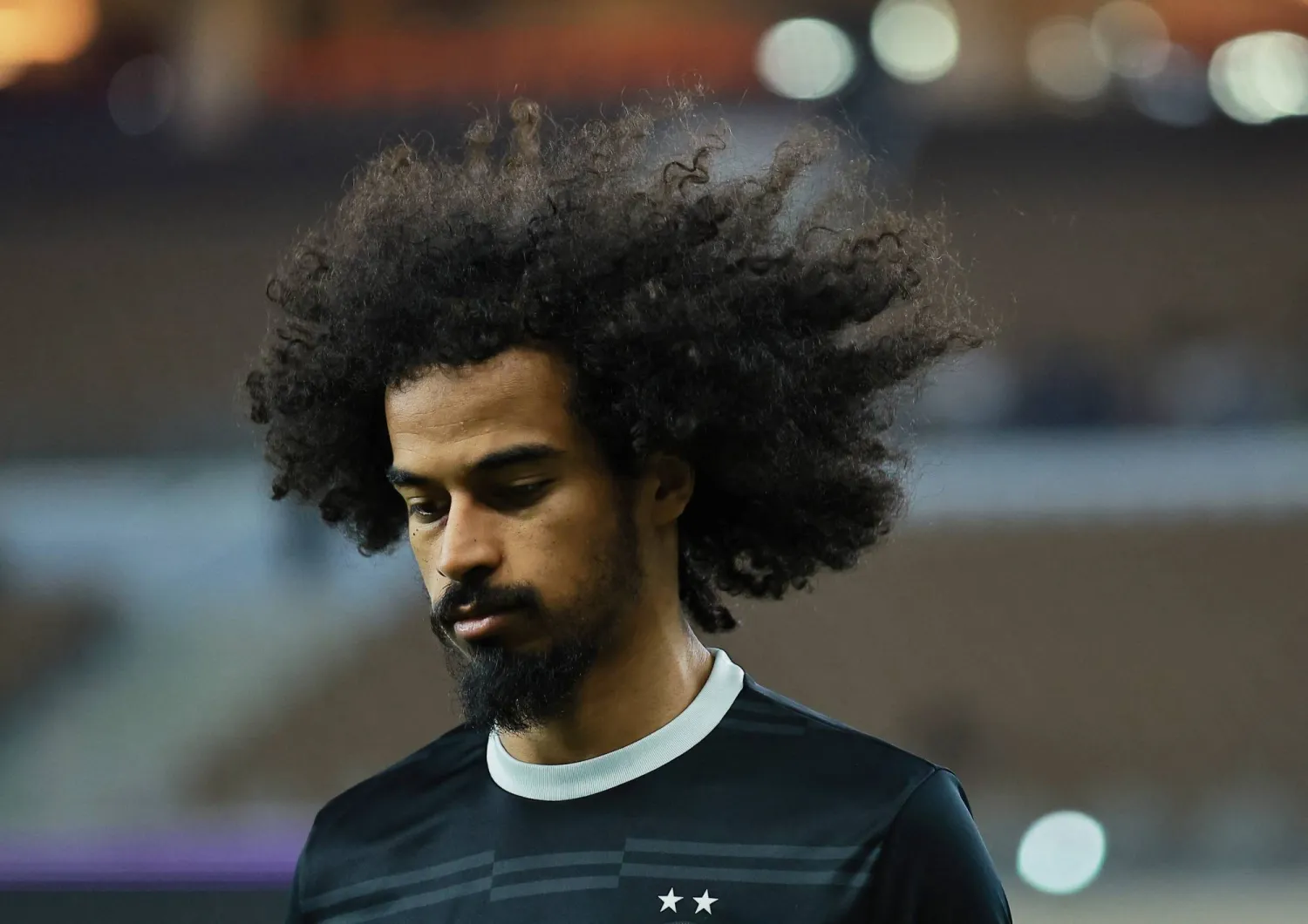 أكرم عفيف مهاجم السد (رويترز)