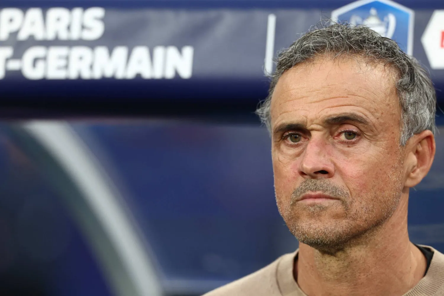 الإسباني لويس إنريكي المدير الفني لفريق باريس سان جيرمان (أ.ف.ب)